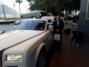 leaving Dubai in style....Rolls Phantom style!!
